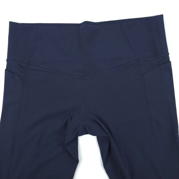 ATHLETA Salutation Stash Pocket || Tight Leggings Navy Blue Athleisure Yoga 2X - Picture 6 of 9